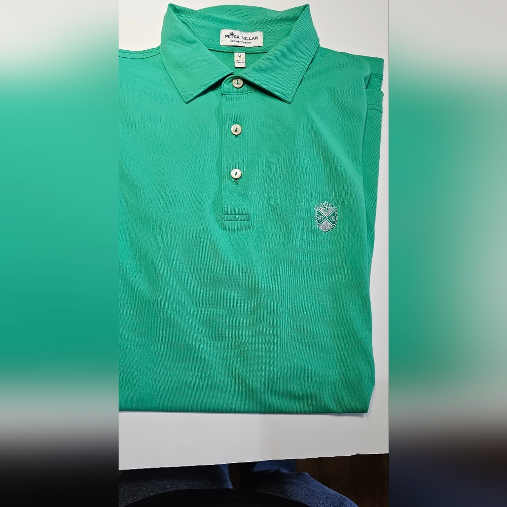 Mens Medium Peter Millar Summer Comfort Golf Polo. Mint condition.